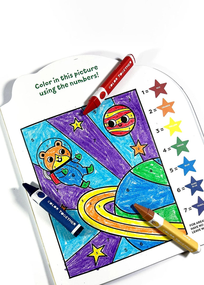 Color Together Triangular Crayons - Set of 18