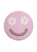 Rainbow Smiley Face Hook Pillow