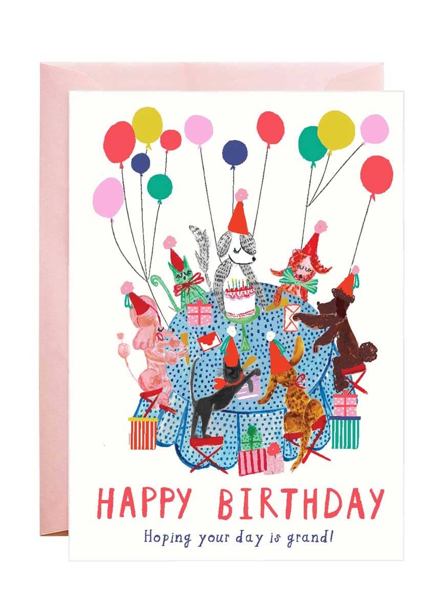 Dog Party Card