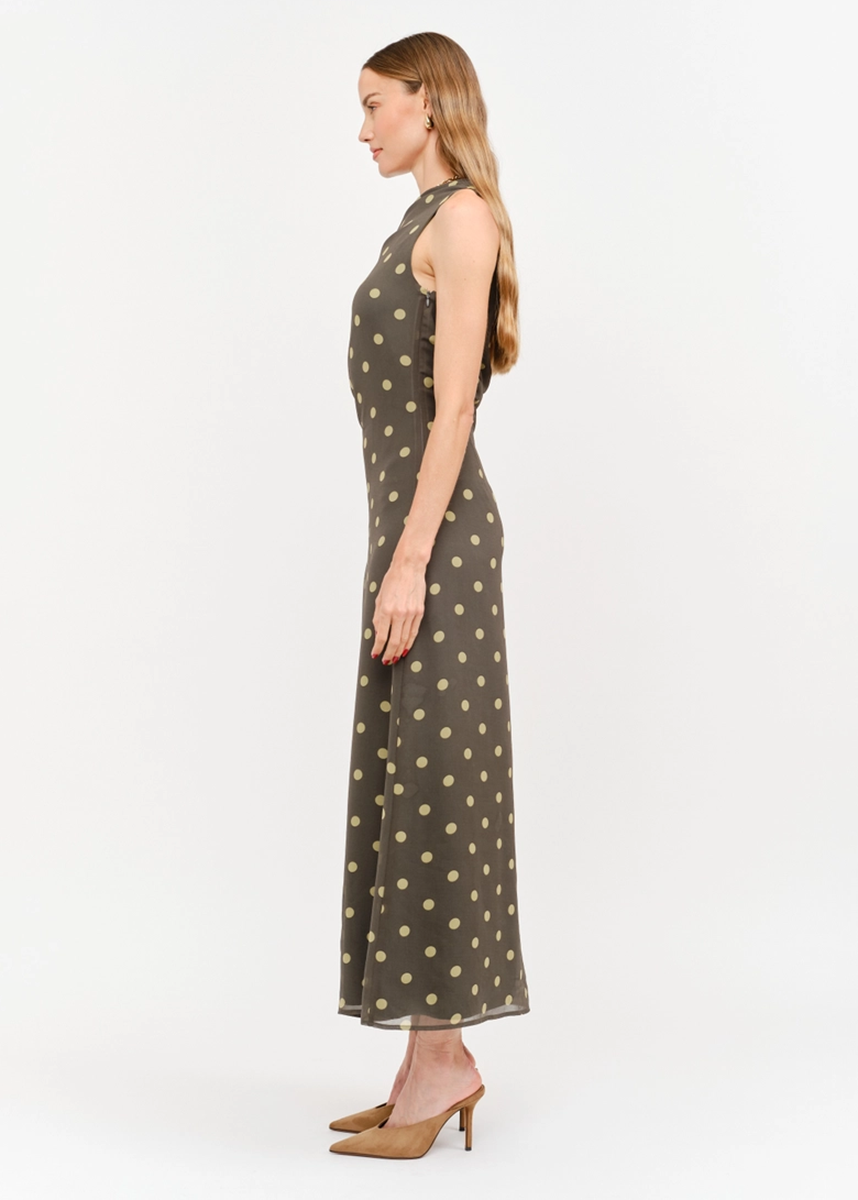 Remie Off The Shoulder Dress - Olive