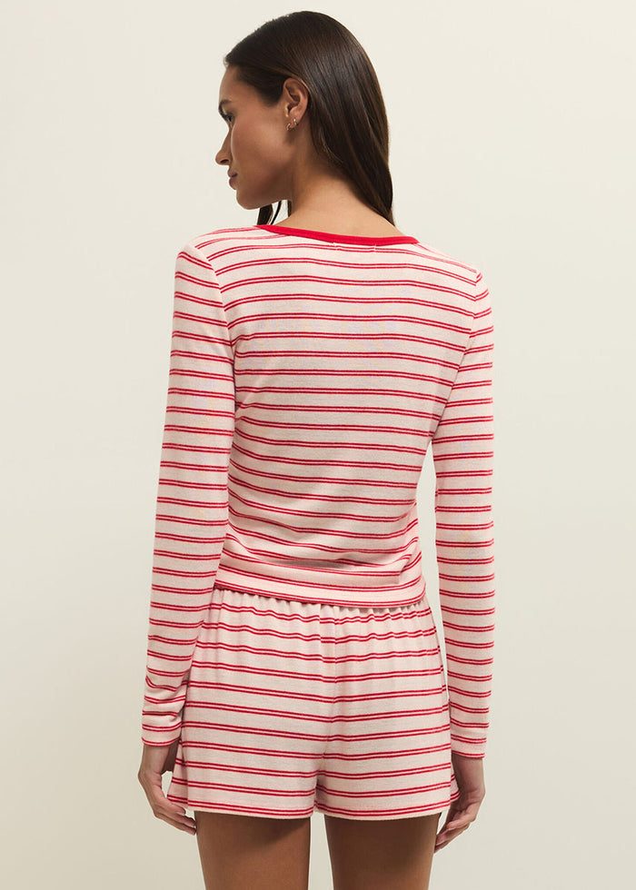 Night In Stripes LS Top - Multi