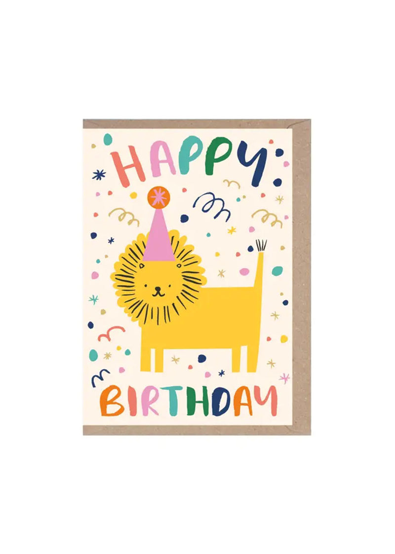 Tiger Happy Birthday Card