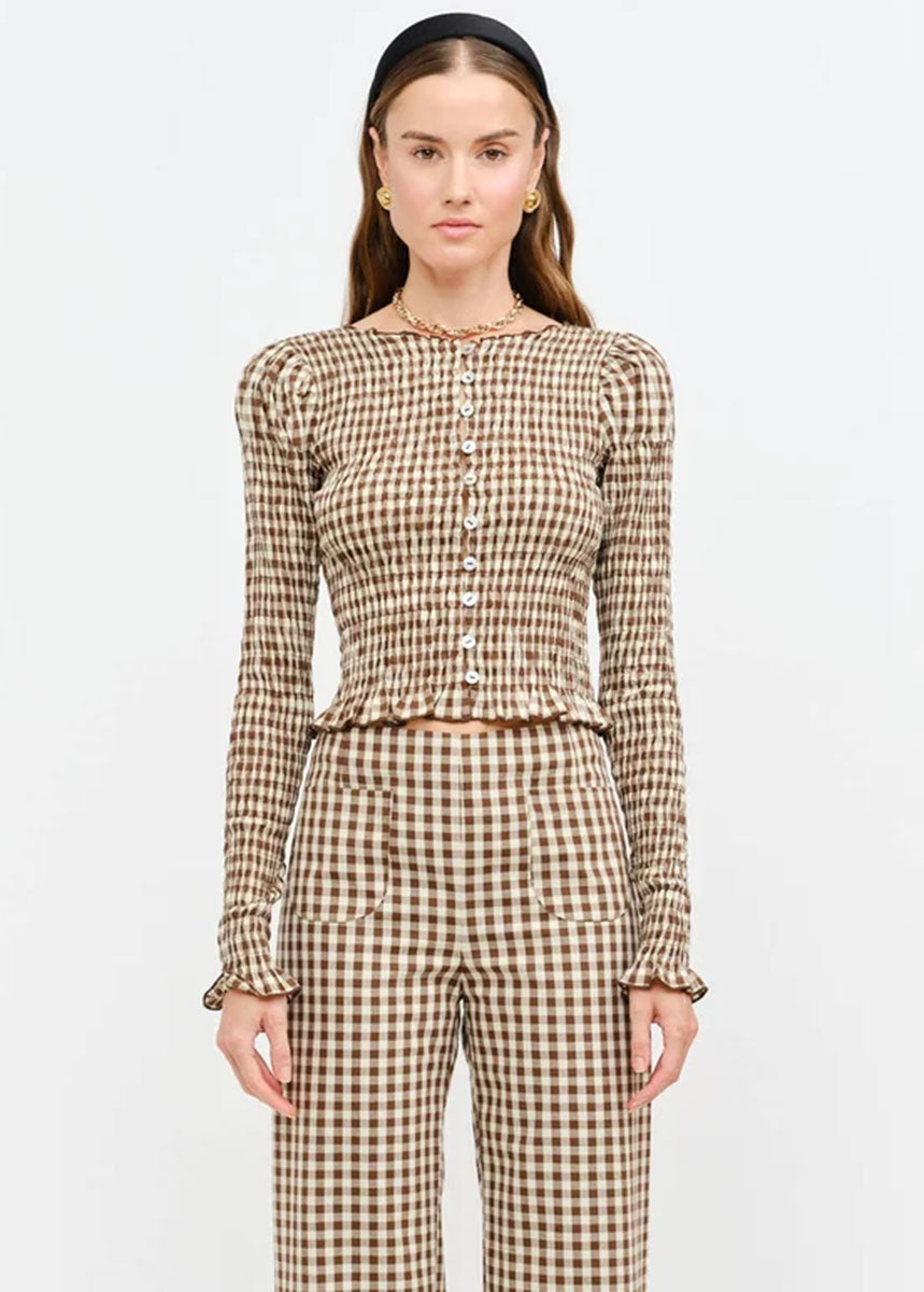Rhodes Top - Brown