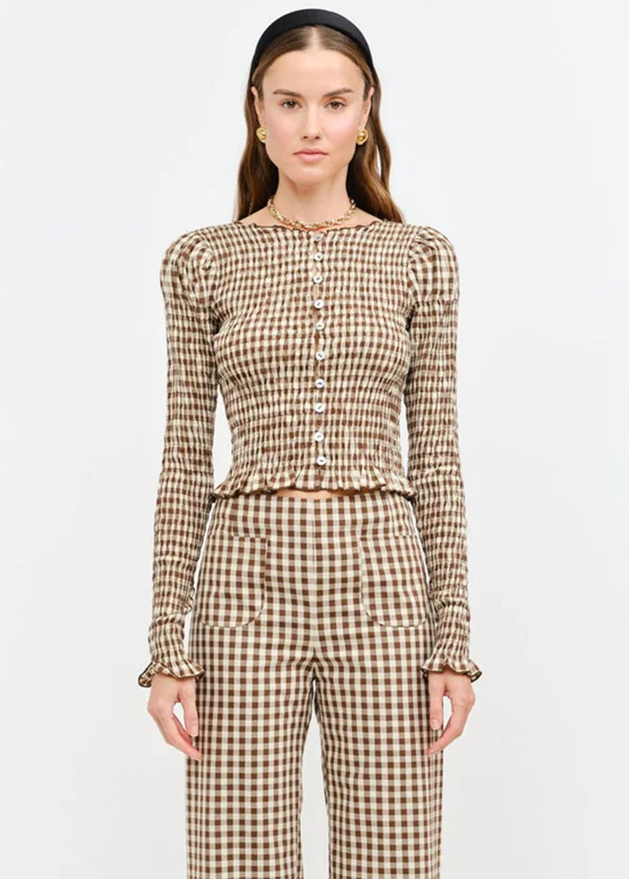 Rhodes Top - Brown