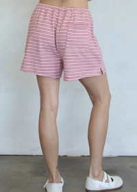Striped Shorts - Pink
