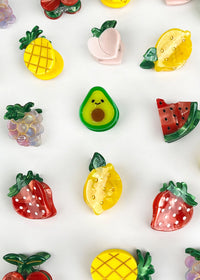 Mini Grape Hair Claw Clip