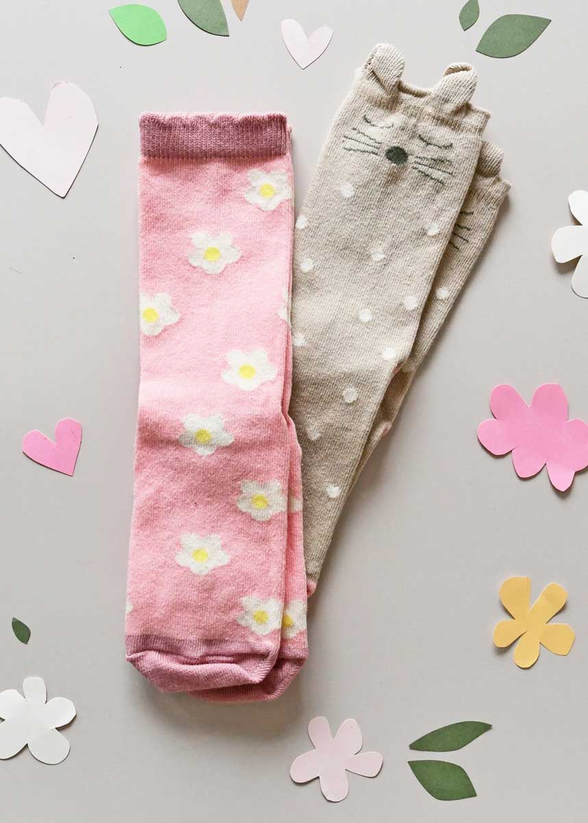 Flora Bunny Socks (2-Pack)