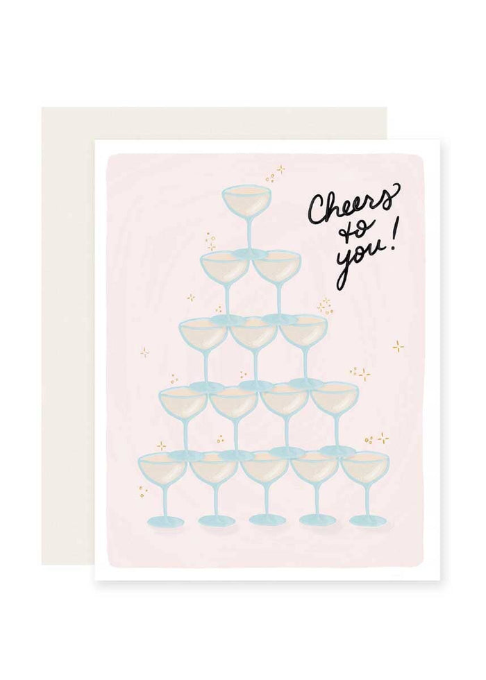 Champagne Cheers To You Card