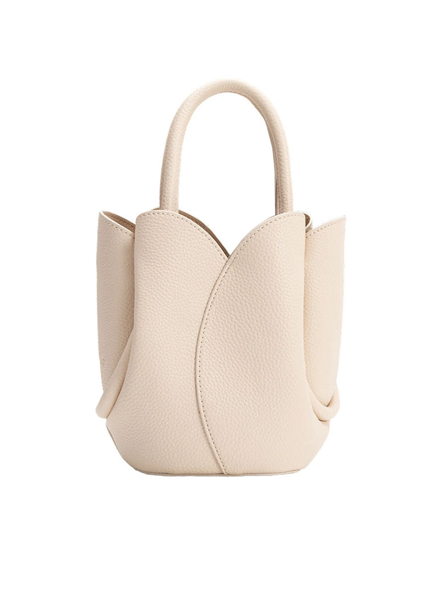 Mini Tulip Handle Bag - Bone