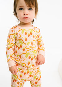 Bamboo Two-Piece Jammies Set - Sweet Strawberry