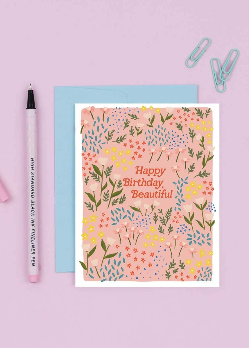 Beautiful Meadow Birthday Card