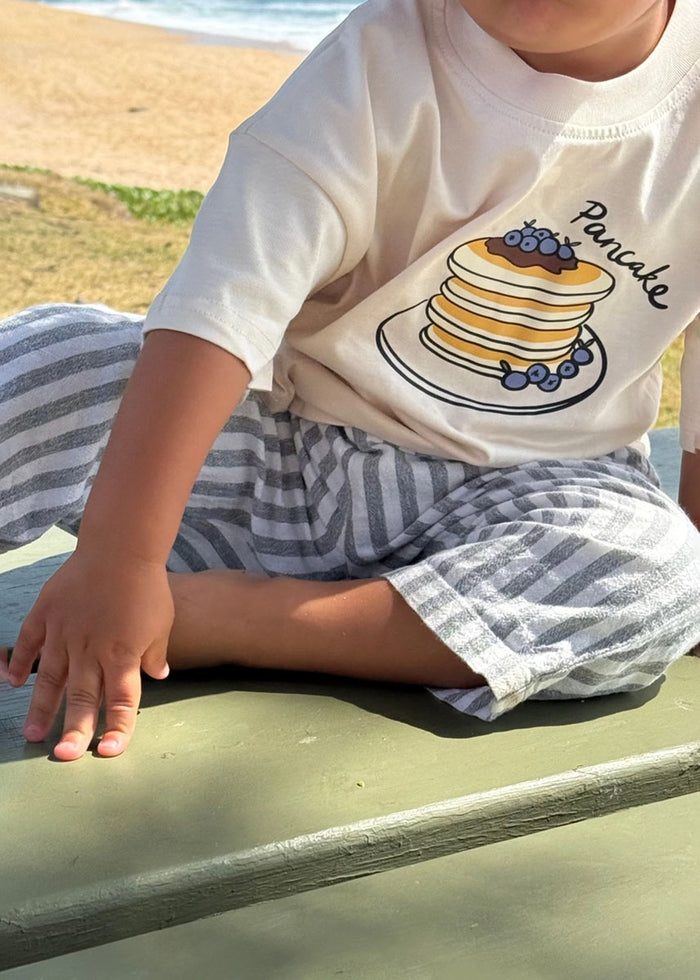 Pancake Stack Tee - Cream