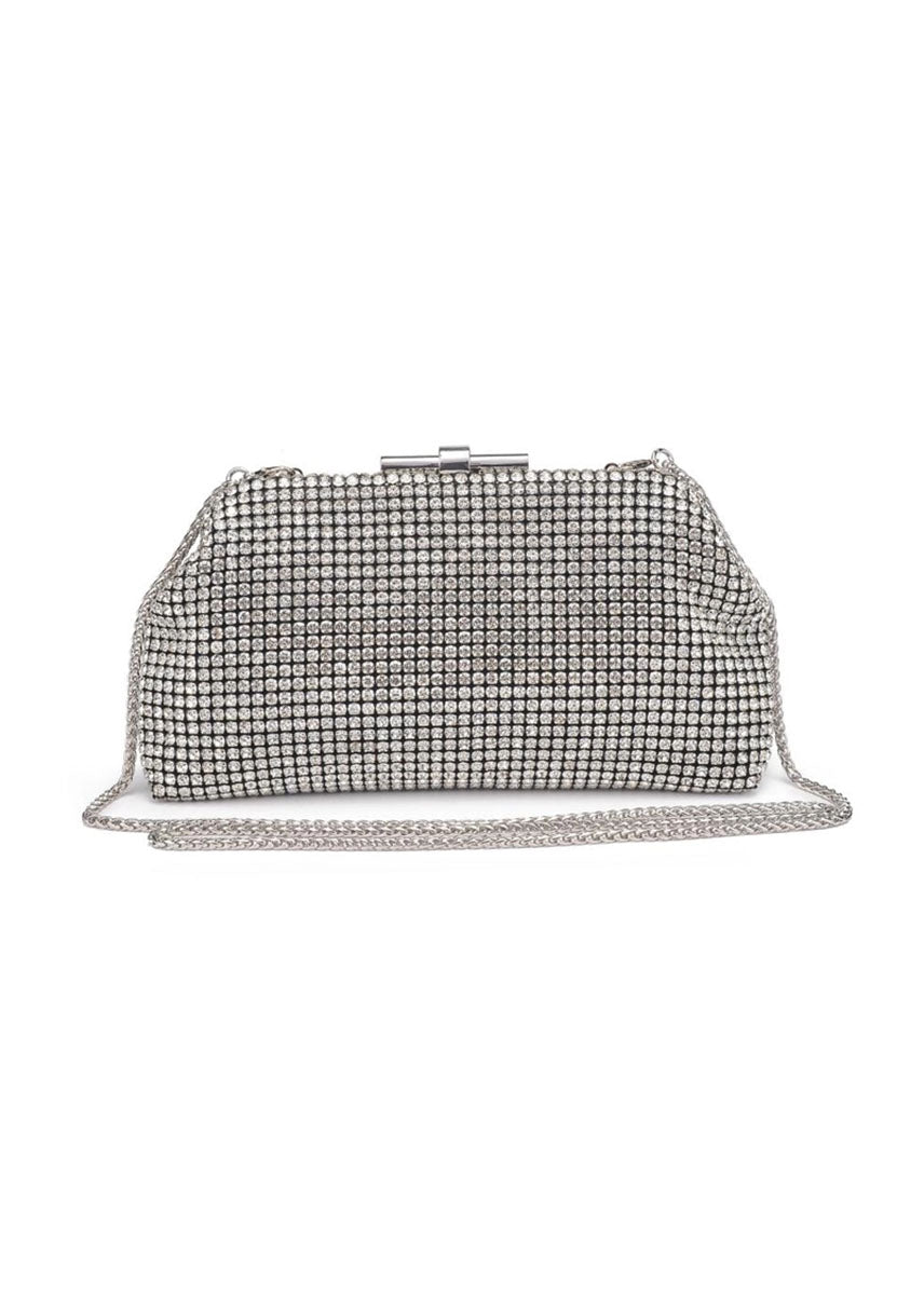 Delfina Evening Bag - Silver