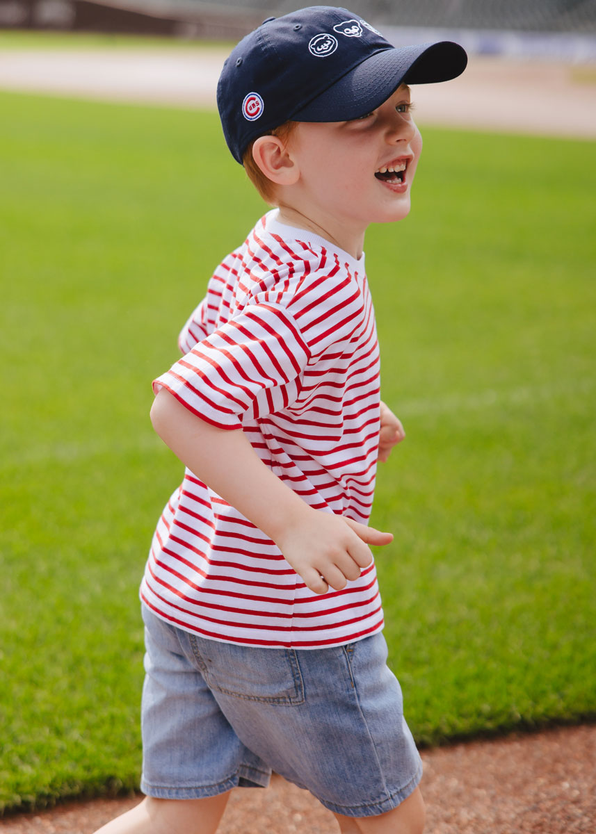 Youth Chicago Cubs Bears Dad Hat - Navy