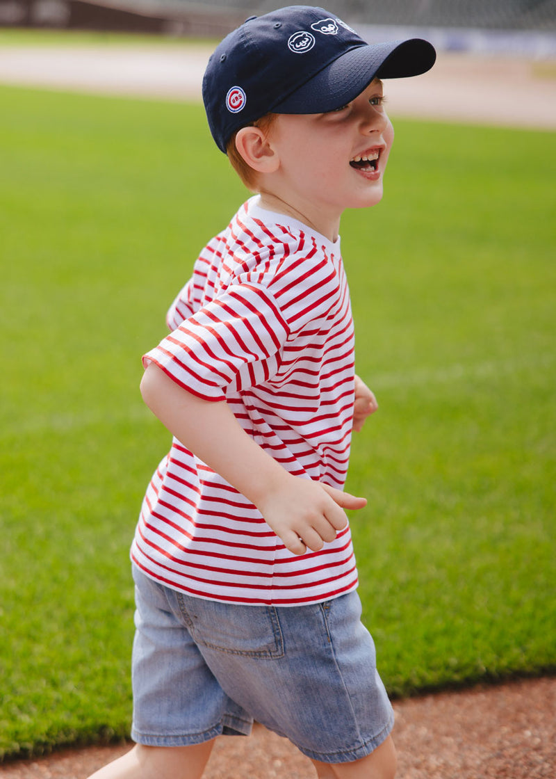 Youth Chicago Cubs Bears Dad Hat - Navy