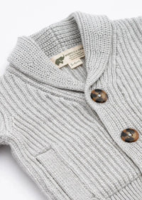 Collegiate Cardigan - Heather Grey