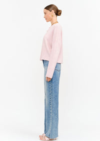 Liona Embroidered Cardigan - Pink