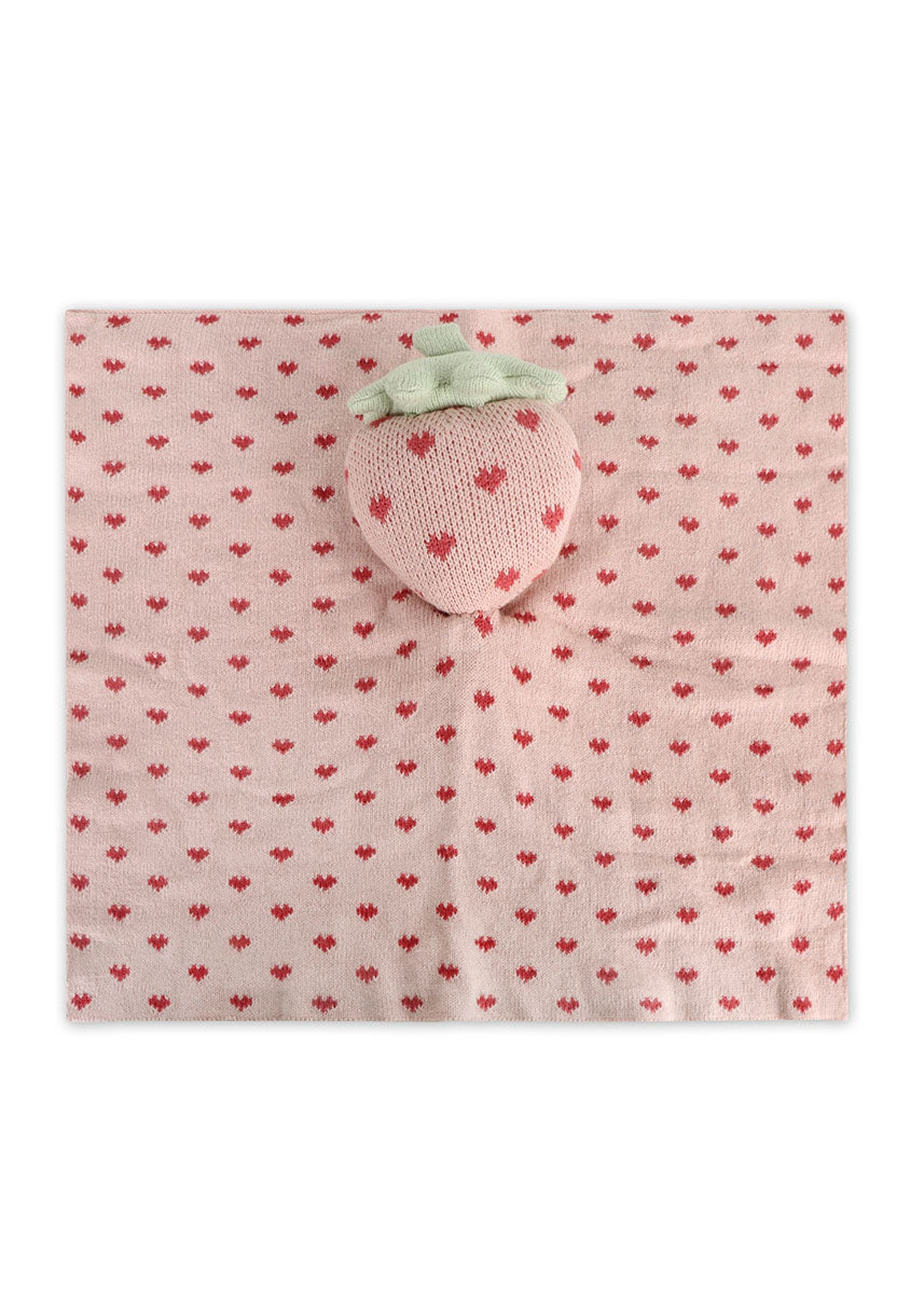Strawberry Lovey Blanket