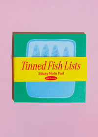 Tinned Fish Sticky Notes