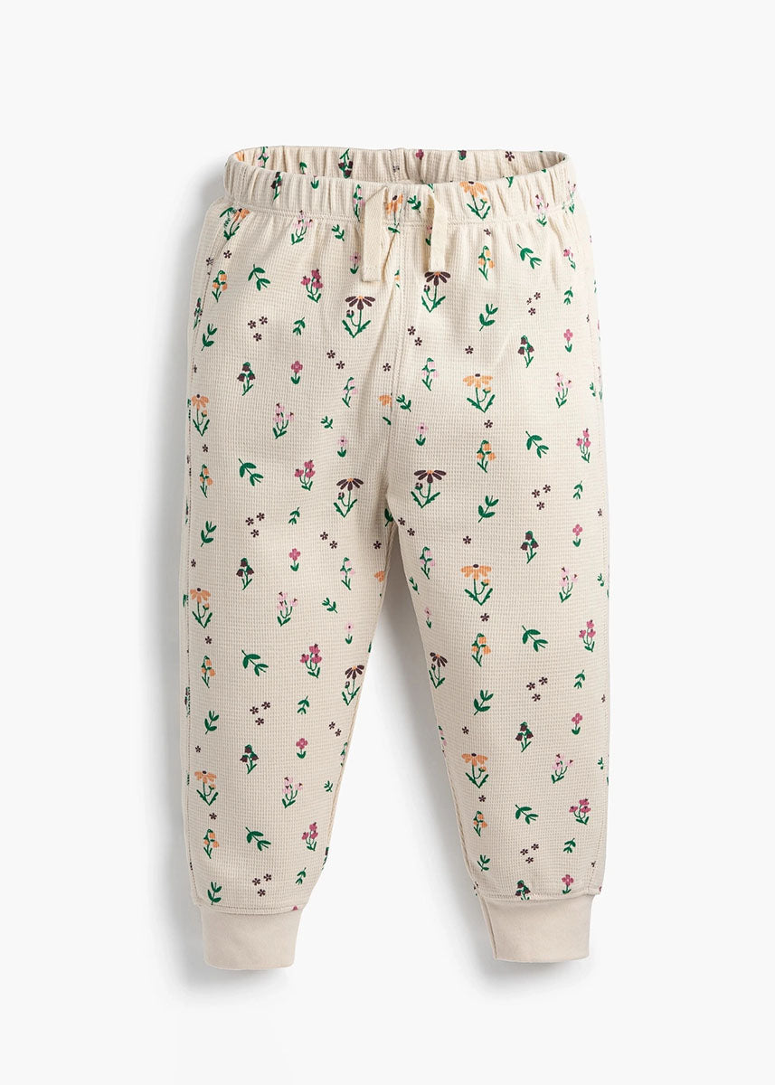 French Terry Joggers - Fall Flowers