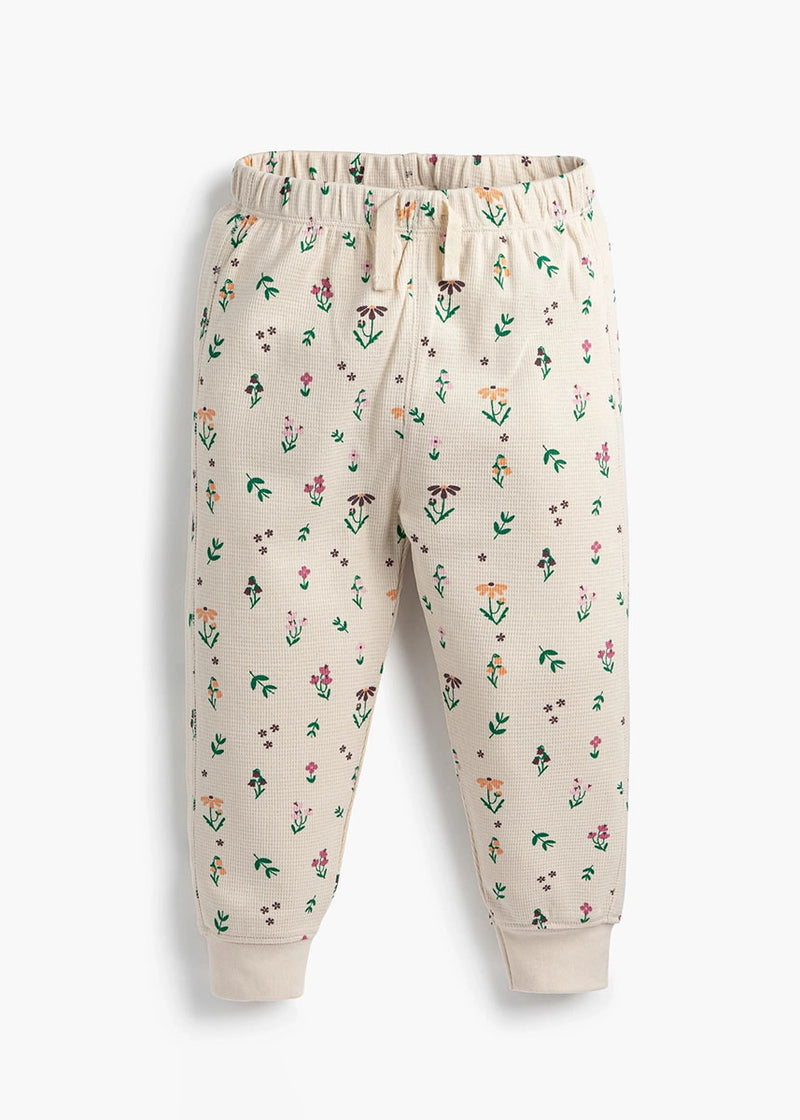 French Terry Joggers - Fall Flowers
