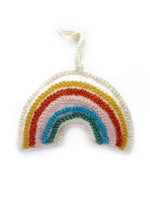 Embroidered Pastel Rainbow Wool Ornament