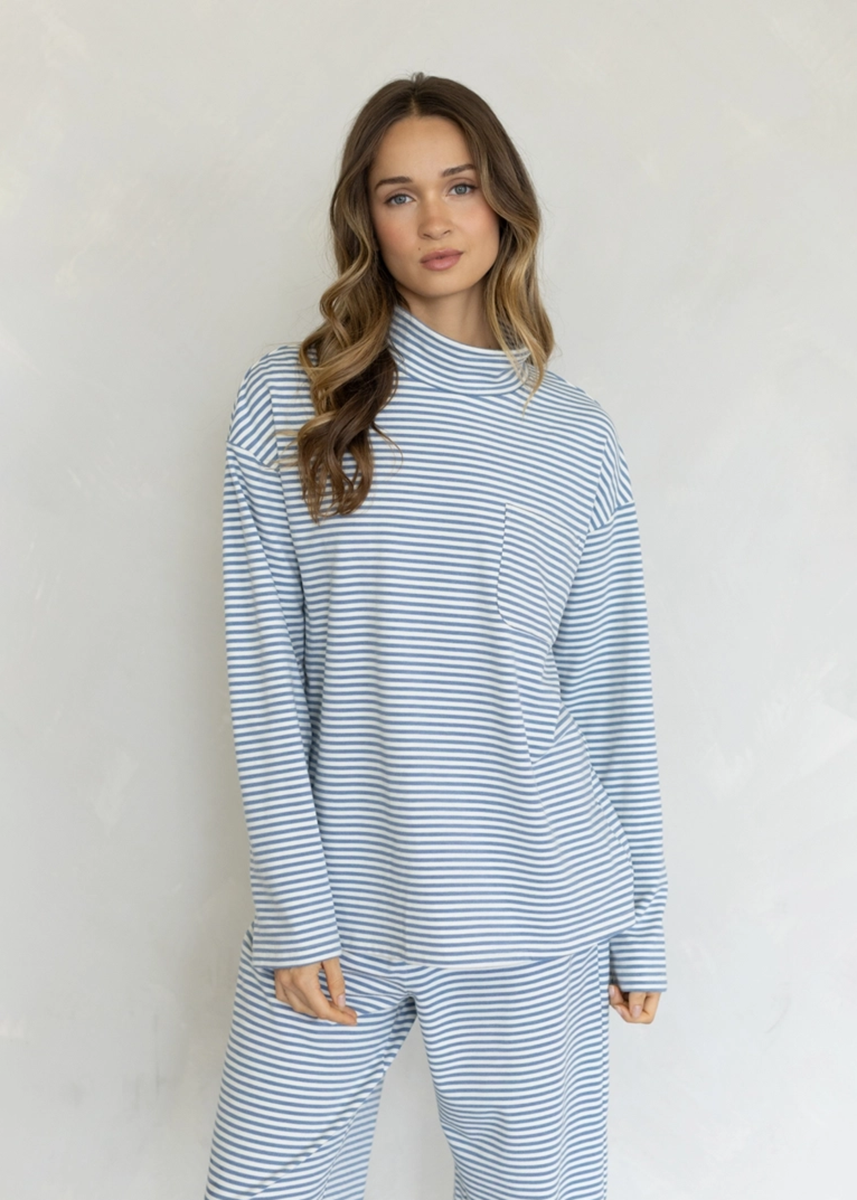Luca Top - Light Blue