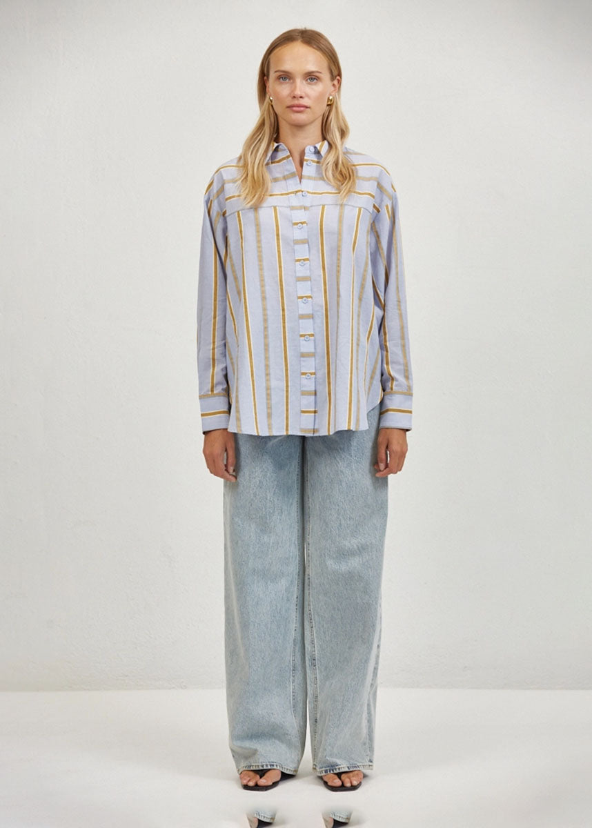 Bryce Button-Down Shirt - Blue