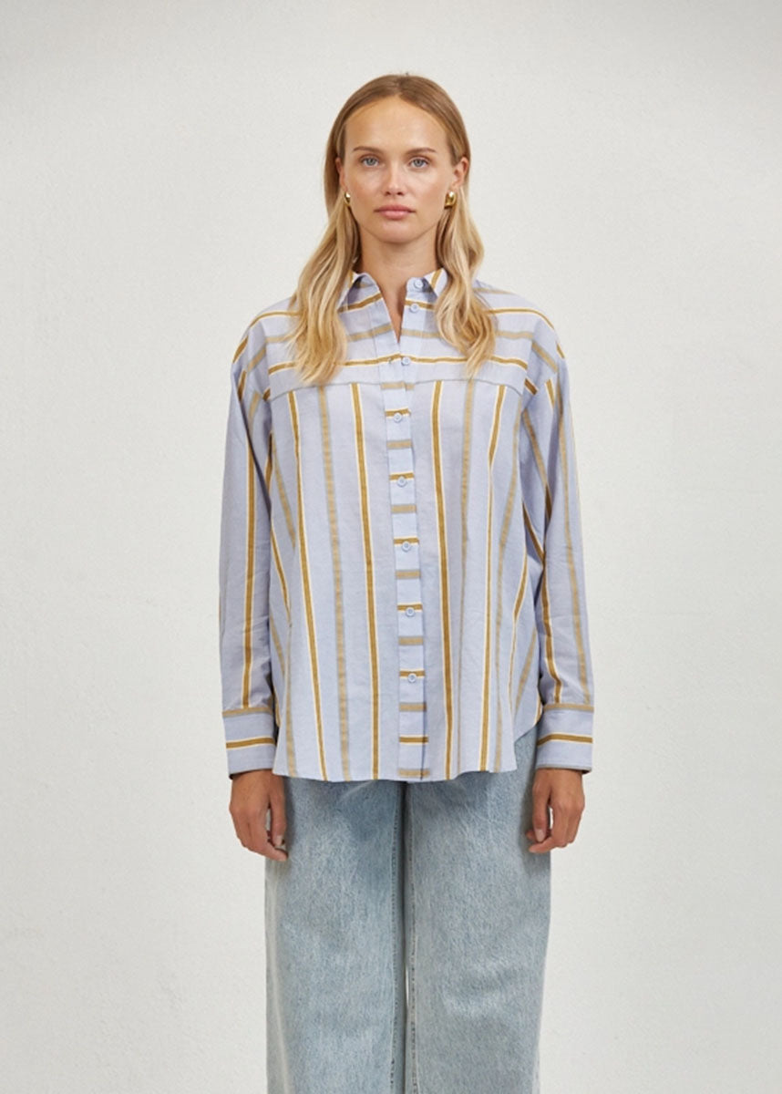 Bryce Button-Down Shirt - Blue