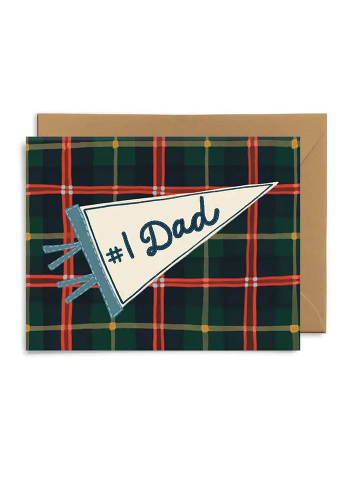 #1 Dad Father's Day Card