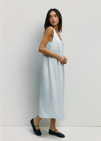 The Serenity Midi Dress - Blue