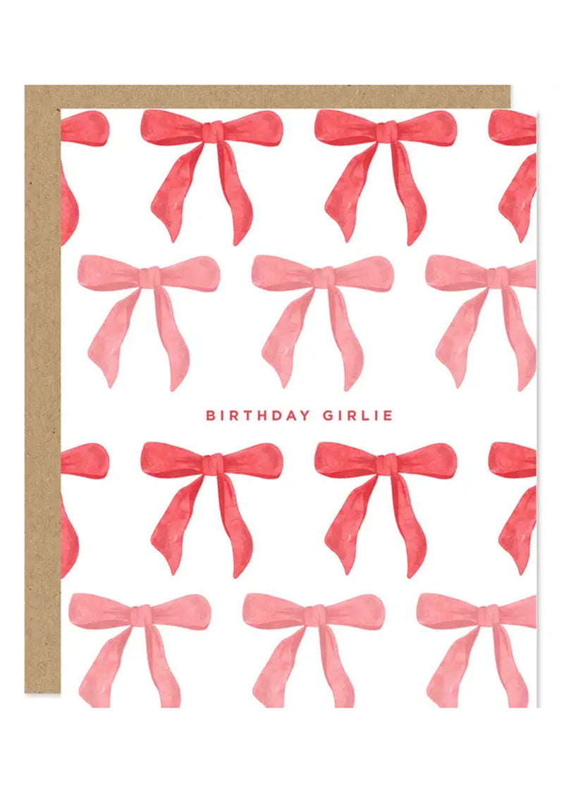 Birthday Girlie Bow Card