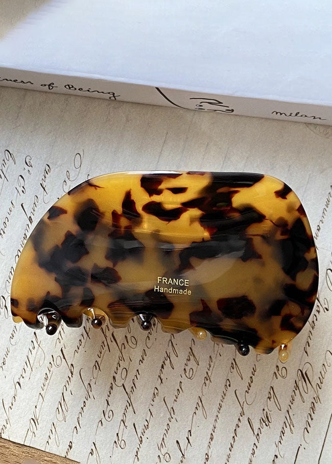 Shell Hair Claw Clip - Coffee