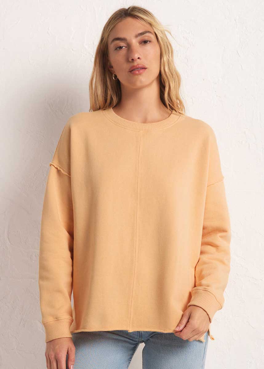 Hermosa Sweatshirt - Orange Cream