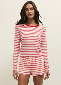 Night In Stripes LS Top - Multi