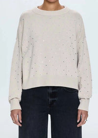 Steph Crewneck Sweater - Crystal Mink