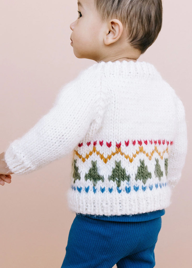 Fair Isle Tree Cardigan