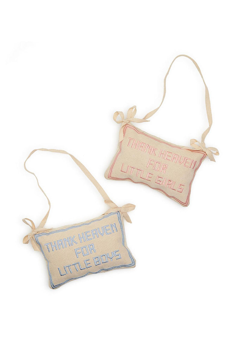Thank Heaven Pillow Door Hanger