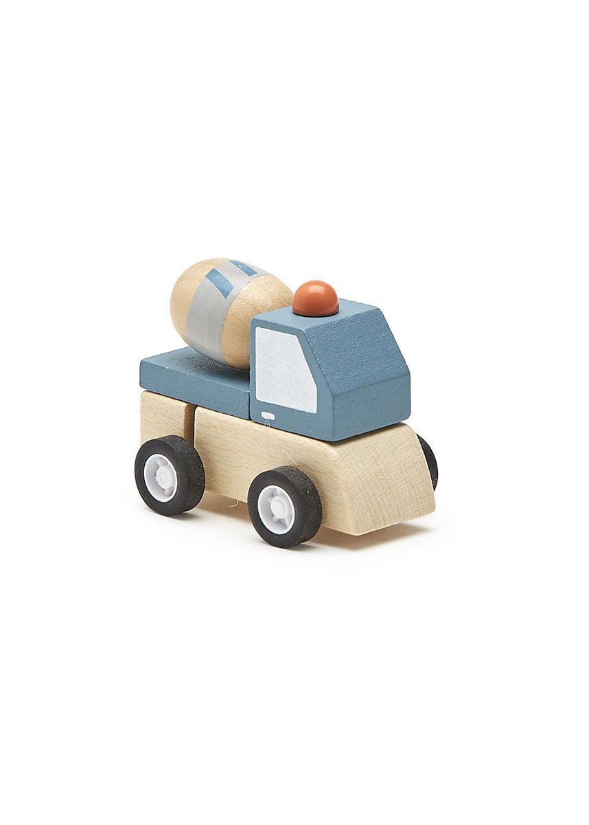 Wooden Wind-Up Vehicle Toy