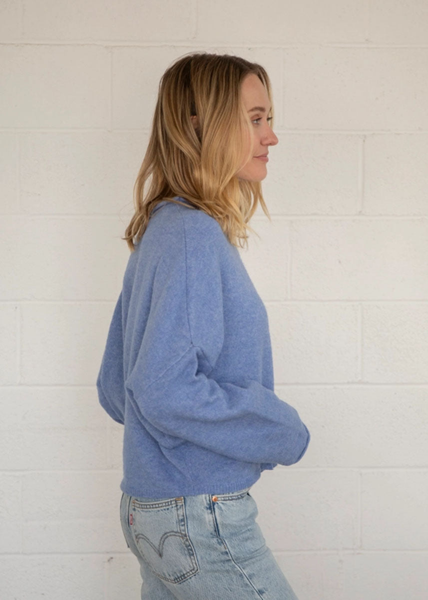 Piper Cardigan - Dusty Blue