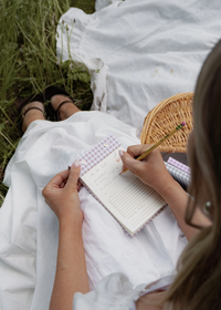 To-Do List Notepad - Oatmeal Gingham