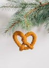 Pretzel Felt Ornament