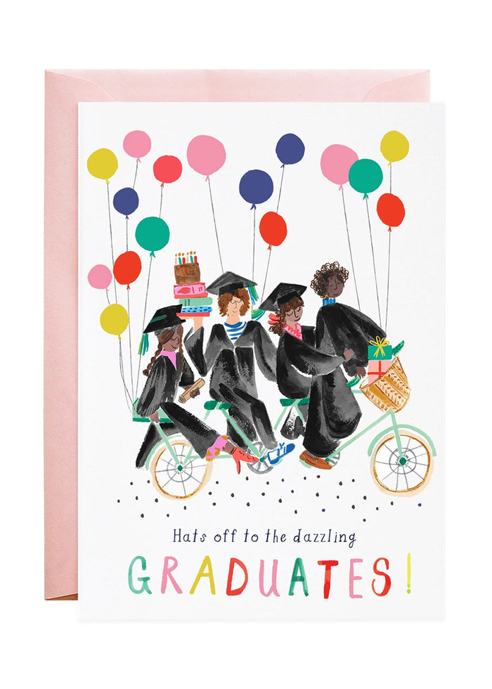 Grad's Bike Path Graduation Card