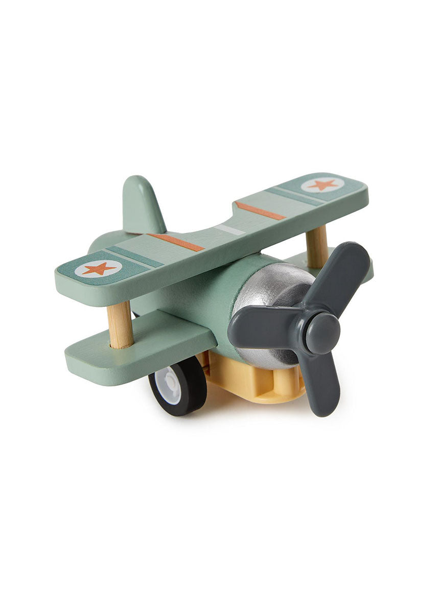 Wooden Vintage Plane Toy