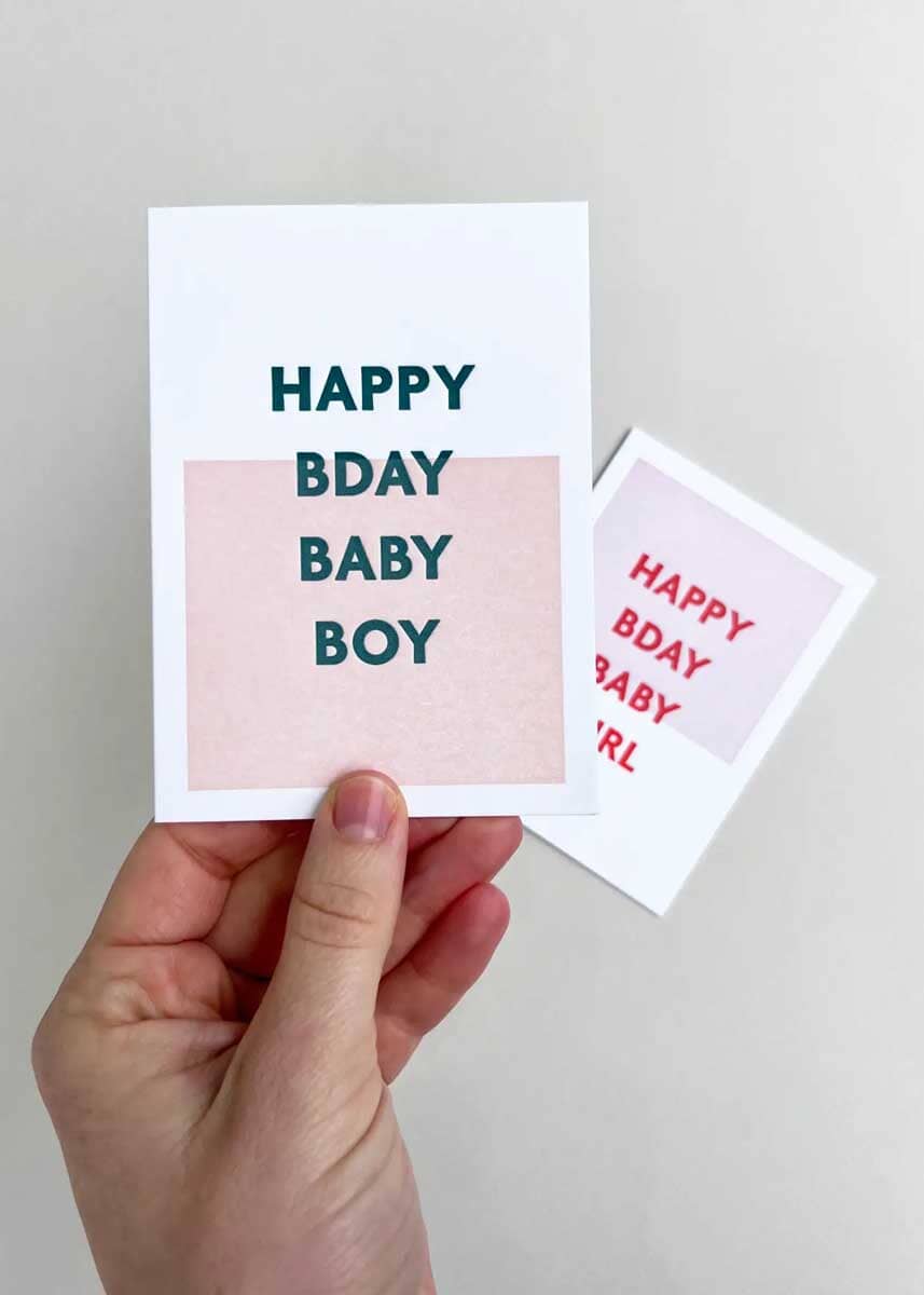 HBD Baby Boy Card