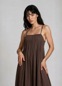 Primrose Dress - Dark Brown