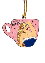 Sabrina Espresso Enamel Ornament