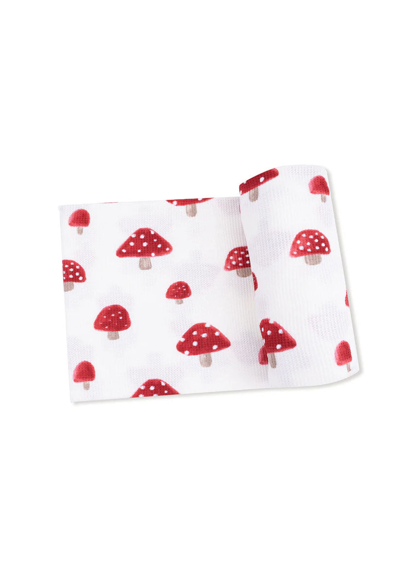Swaddle Blanket - Painterly Mushrooms