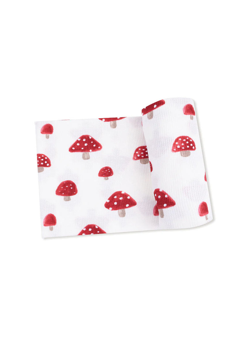 Swaddle Blanket - Painterly Mushrooms