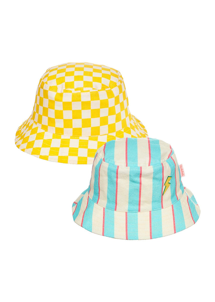 Lightning Stripe Reversible Bucket Hat